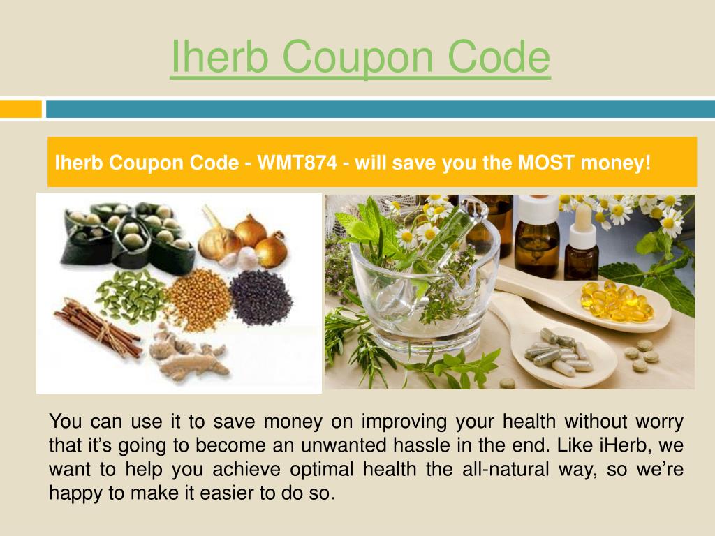 PPT Iherb coupon PowerPoint Presentation, free download ID4238394