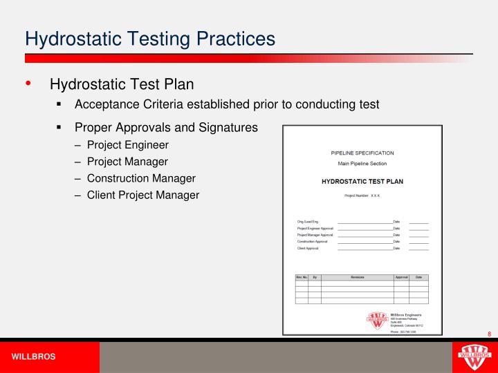 Pressure Testing of Steel Pipelines for the Transportation of Gas.