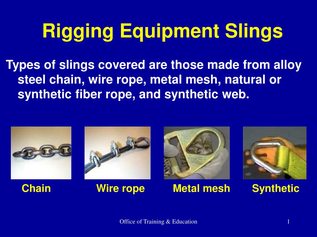PPT Rigging Equipment Slings PowerPoint Presentation, free download