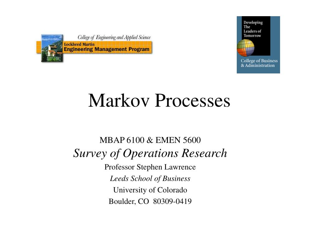 PPT - Markov Processes PowerPoint Presentation, free download - ID:4247714