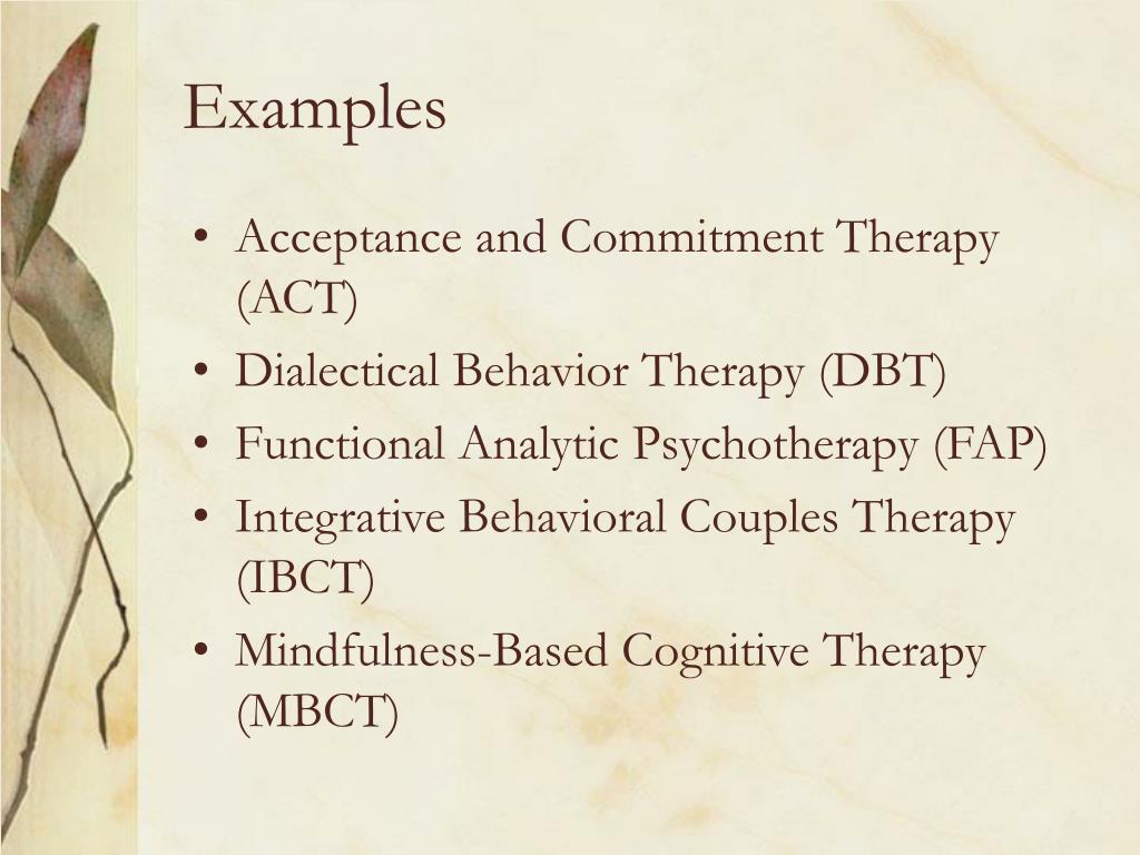 PPT An Introduction to Acceptance and Commitment Therapy (ACT