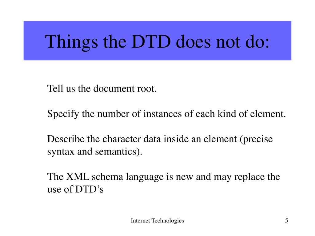 PPT XML DTD Validation PowerPoint Presentation, free download ID4249349