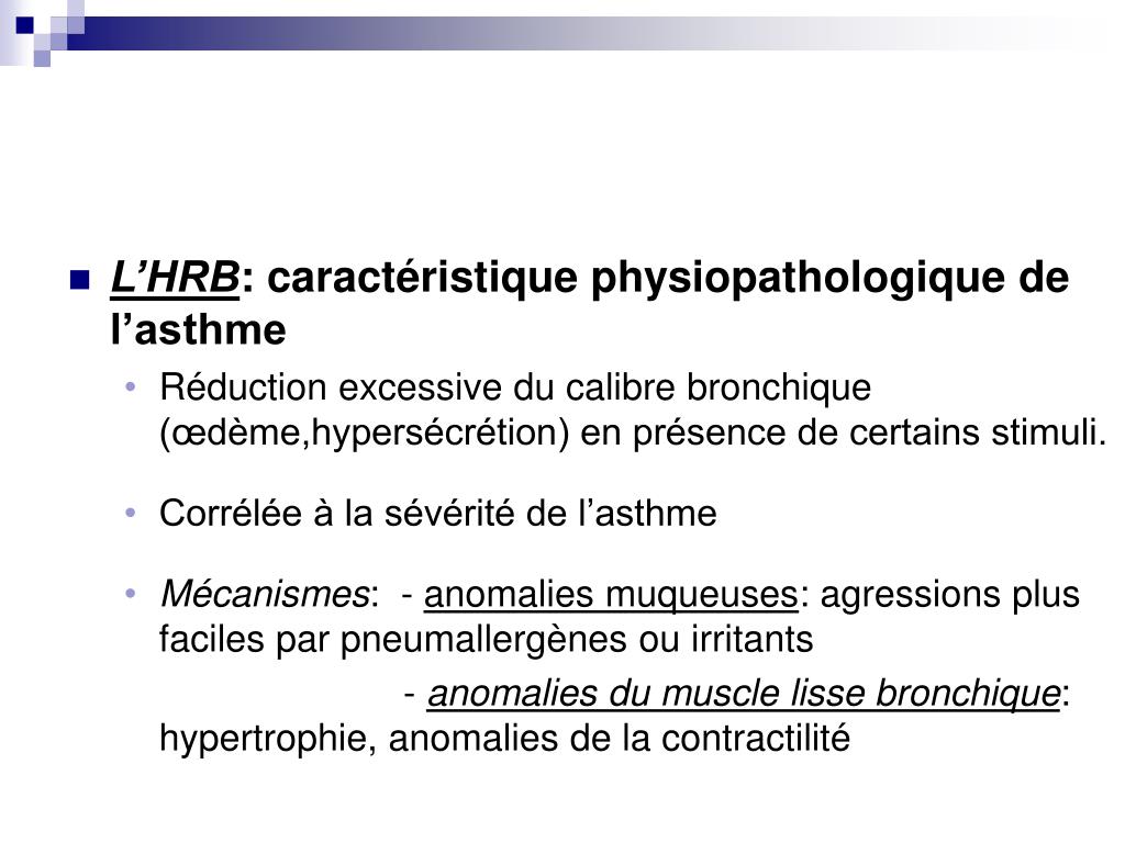 PPT L’ASTHME PowerPoint Presentation, free download ID4253840