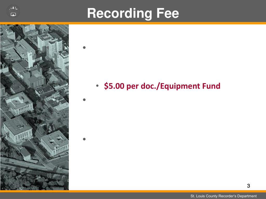 PPT St. Louis County Recorder’s Department PowerPoint Presentation