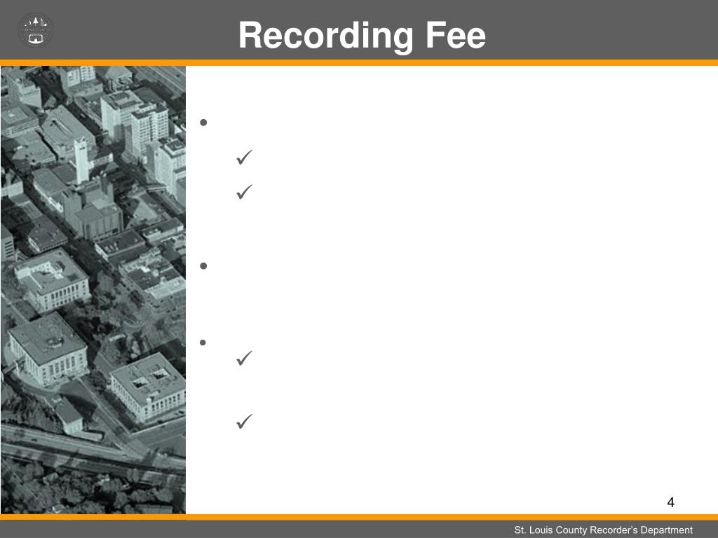 PPT St. Louis County Recorder’s Department PowerPoint Presentation
