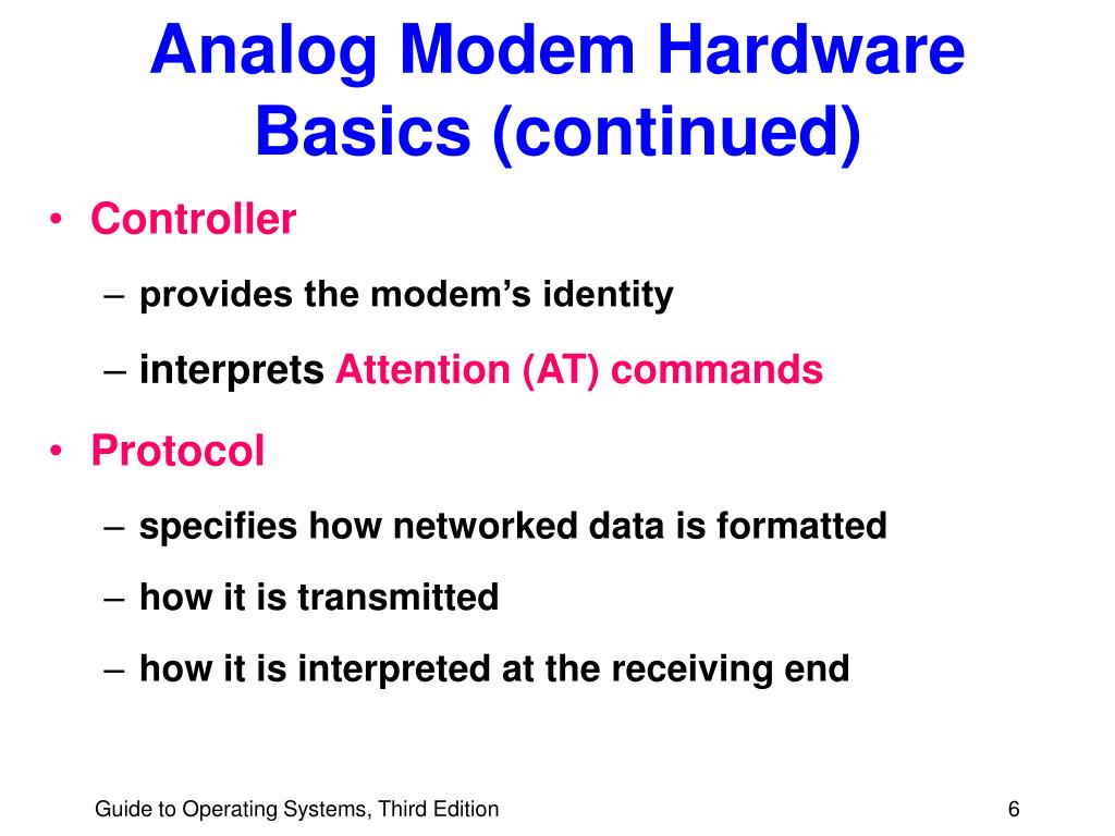 PPT Modems and Other Communications Devices PowerPoint Presentation, free download ID4256519