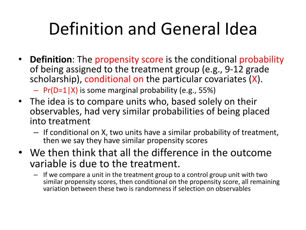 PPT Propensity Score PowerPoint Presentation, free