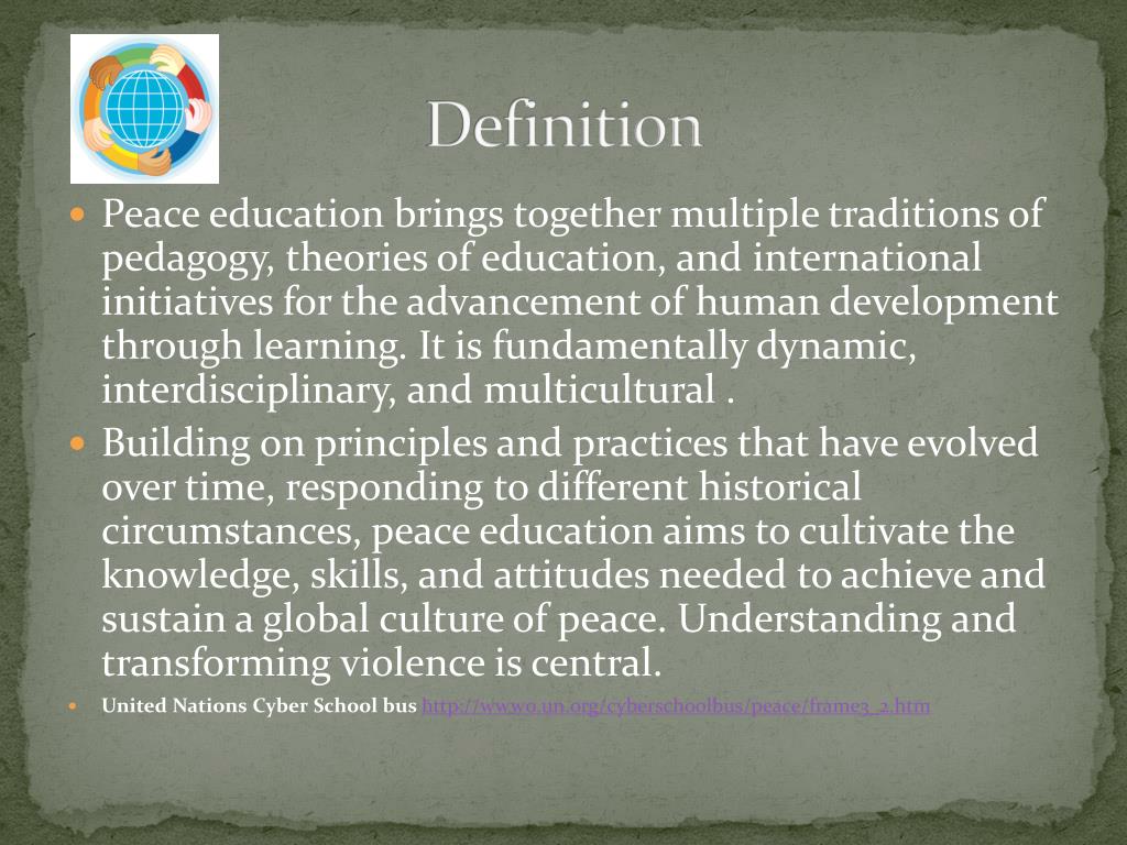 PPT Peace Education PowerPoint Presentation, free download ID4260880