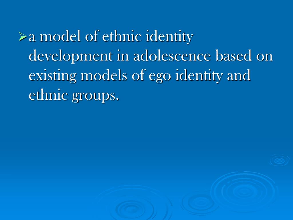 PPT A ThreeStage Model of Ethnic Identity Development in Adolescence