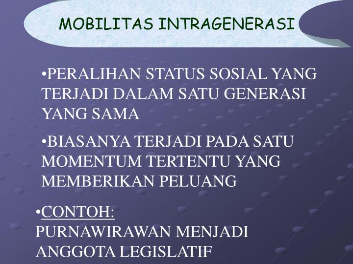 PPT MOBILITAS SOSIAL (SOCIAL MOBILITY) PowerPoint Presentation ID