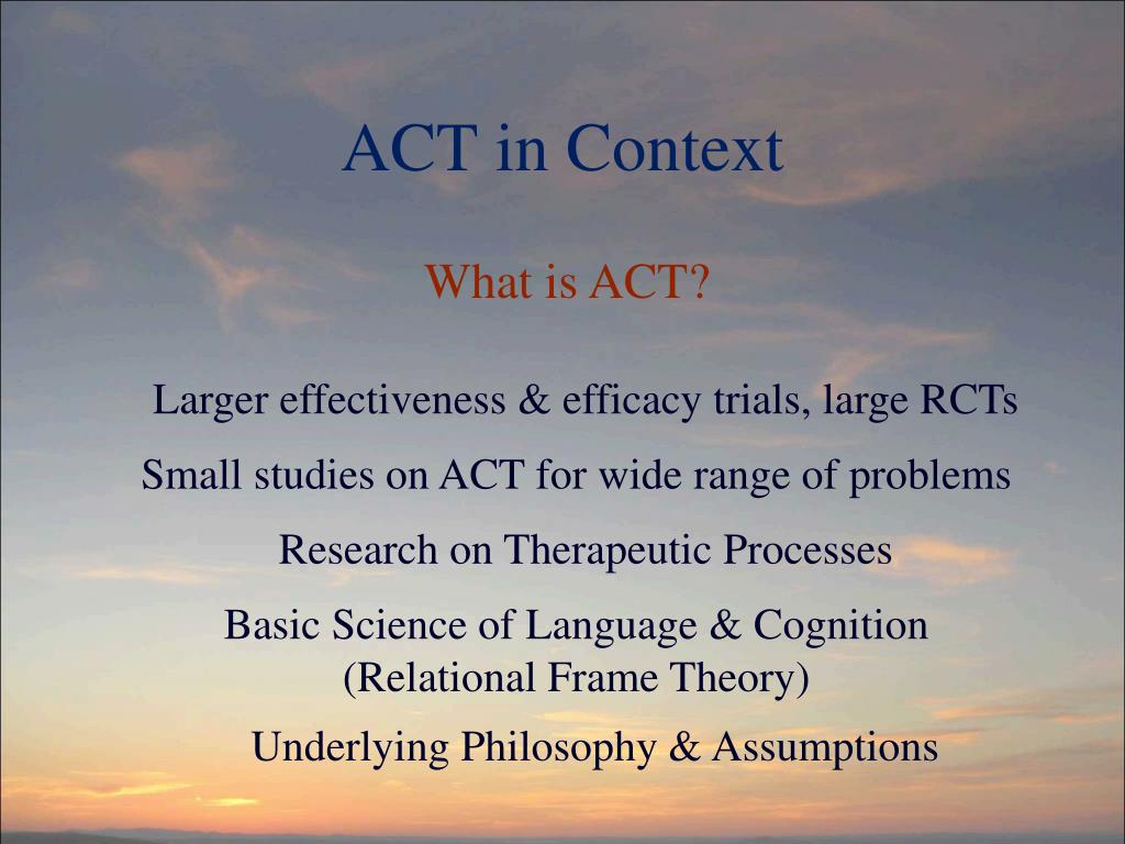 PPT A Brief Introduction to Acceptance & Commitment Therapy