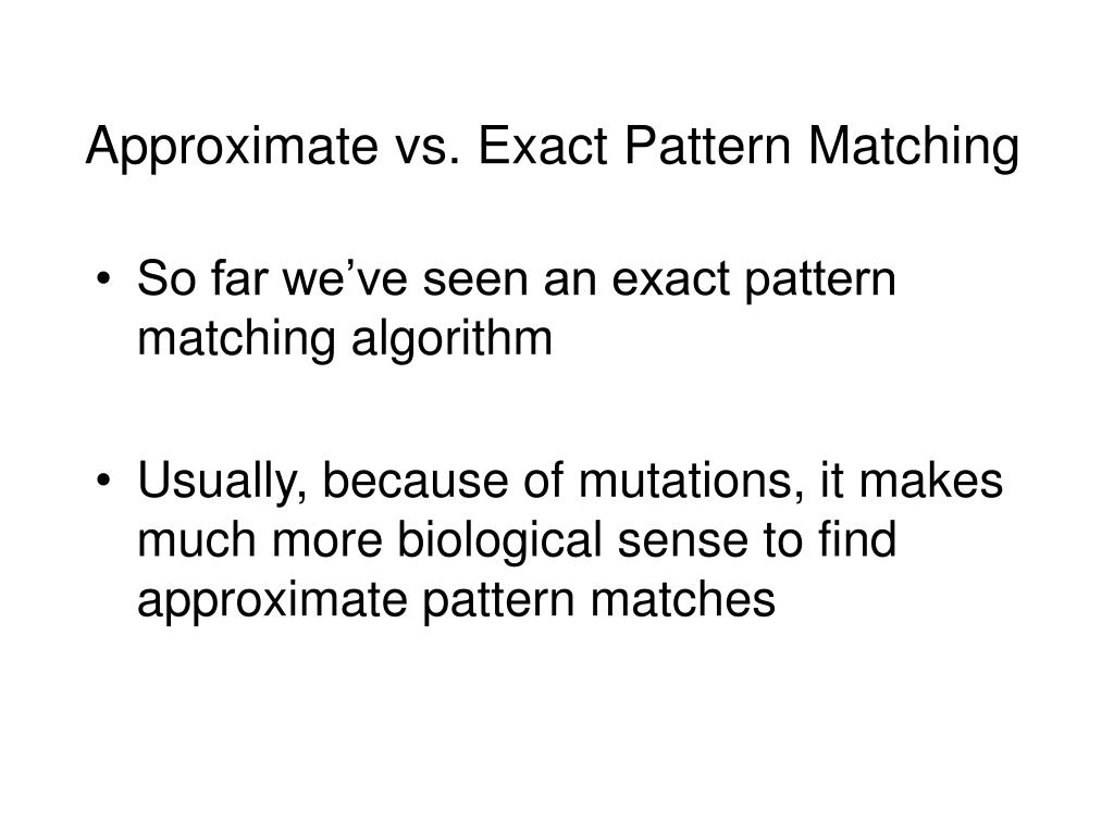 PPT Combinatorial Pattern Matching PowerPoint Presentation, free