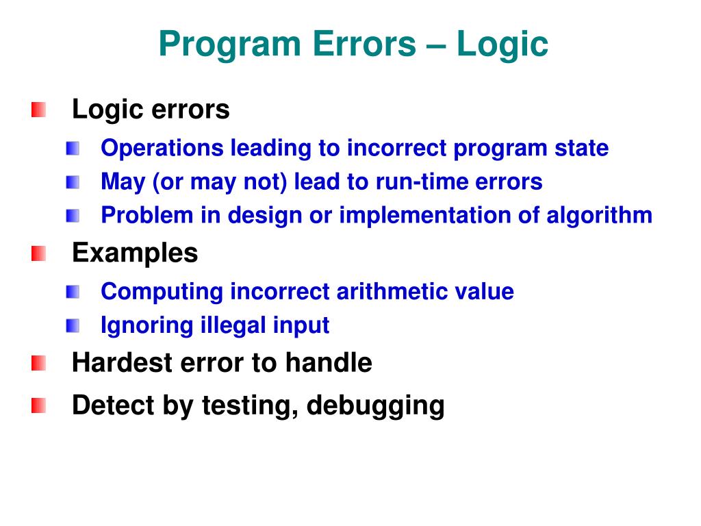 PPT Java Review 2 Errors, Exceptions, Debugging PowerPoint