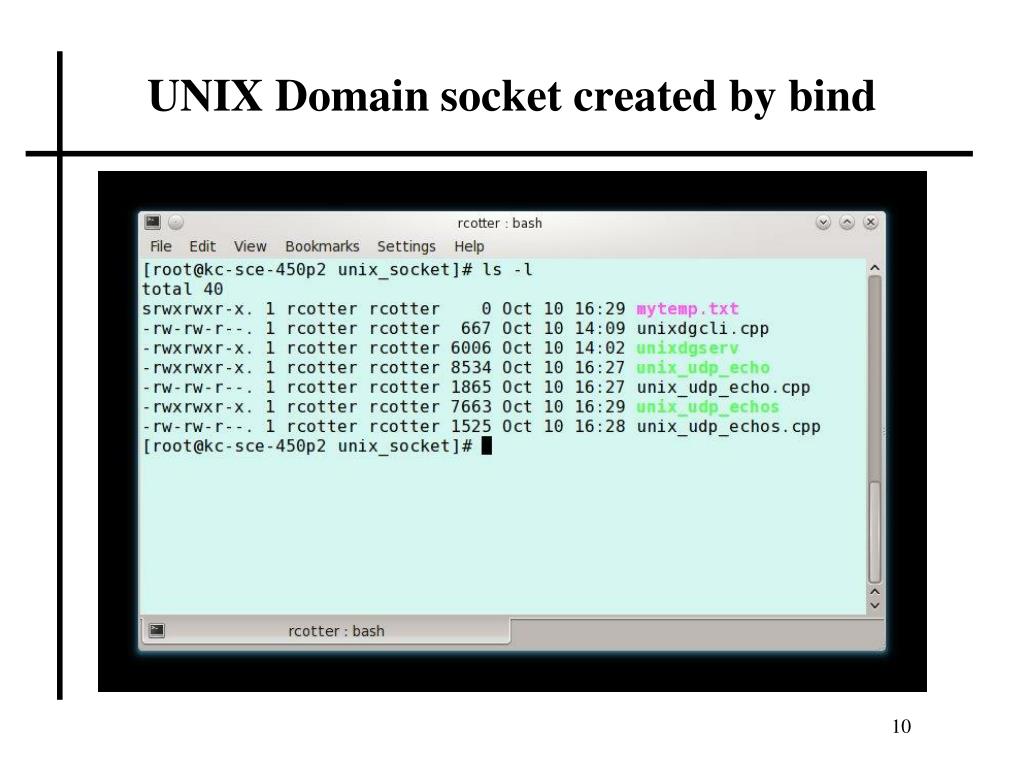 PPT UNIX Domain sockets PowerPoint Presentation, free download ID