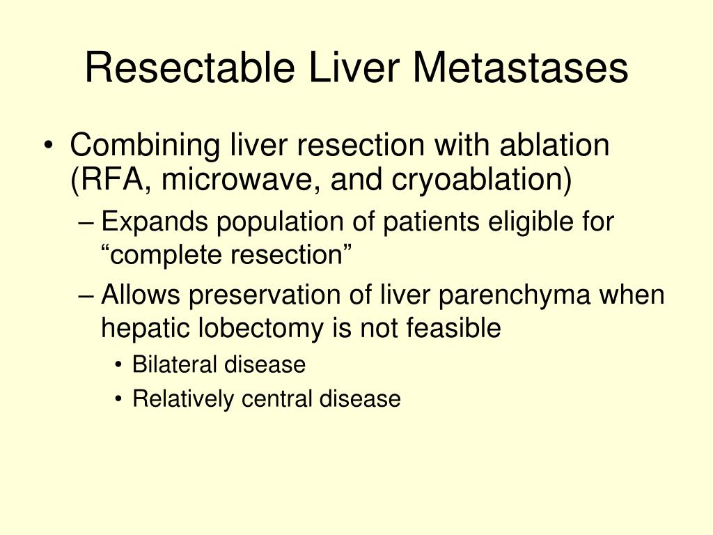 PPT Multidisciplinary Management of Hepatic Metastases PowerPoint
