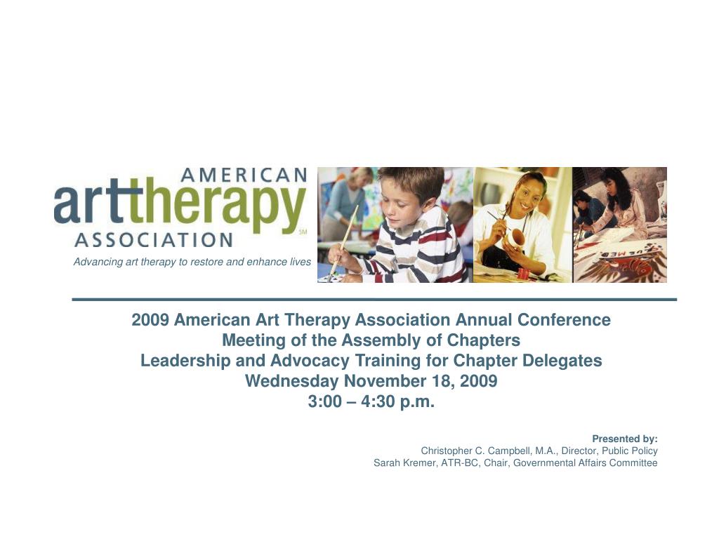 PPT 2009 American Art Therapy Association Annual Conference Meeting