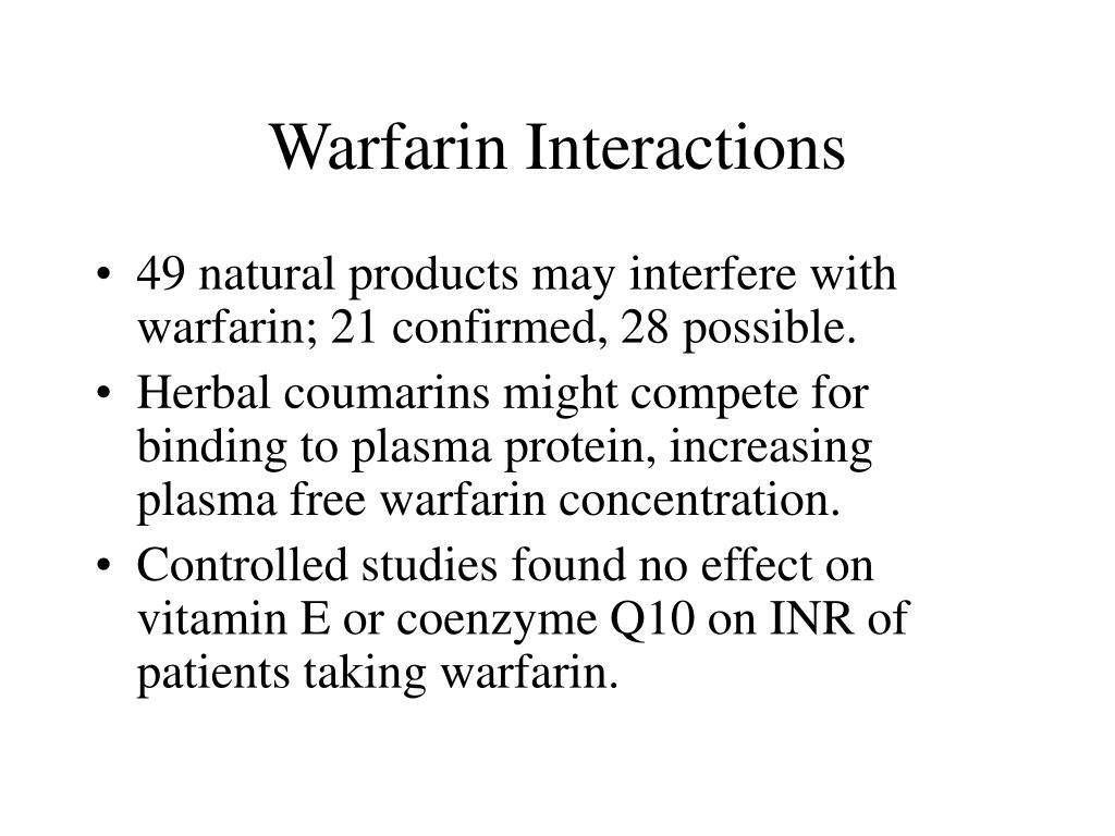 PPT Interactions in Clinical Practice DrugSupplement, DrugNutrient