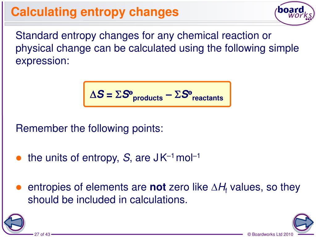Calculation Of Entropy With Examples