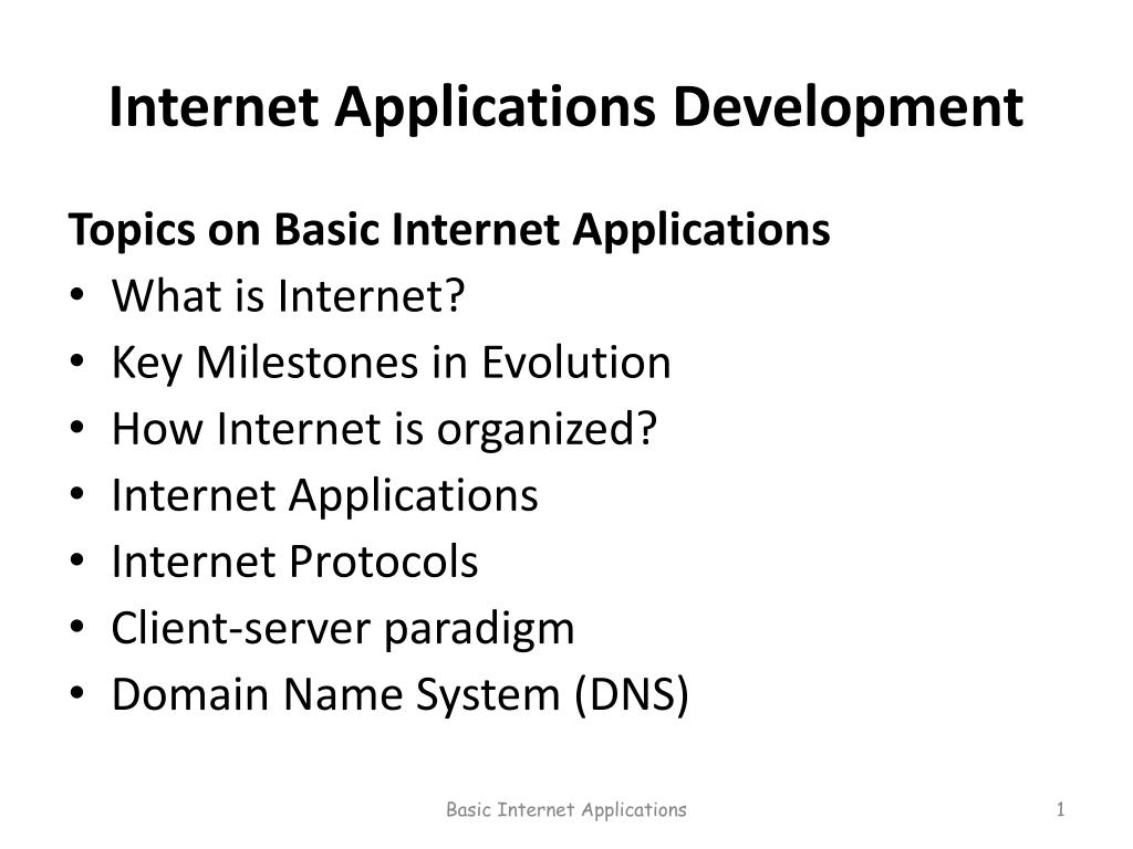 PPT Applications Development PowerPoint Presentation, free