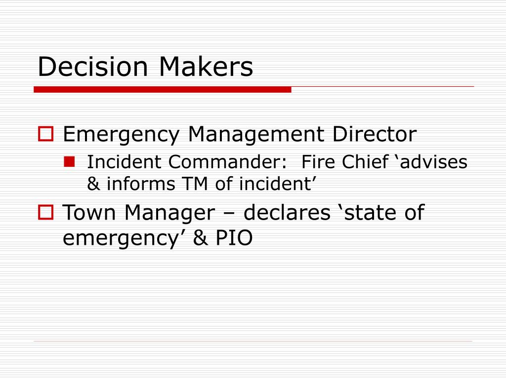PPT Test Case Evacuating Winthrop’s Elderly Population University of