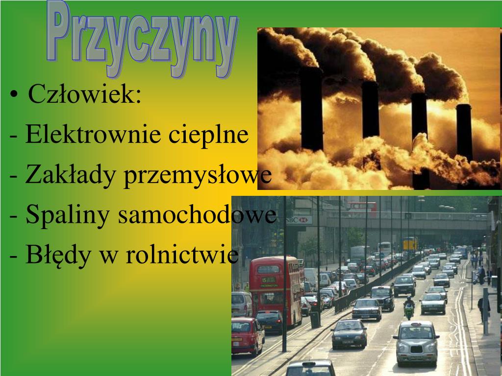 PPT Kwaśne opady PowerPoint Presentation, free download ID4270723