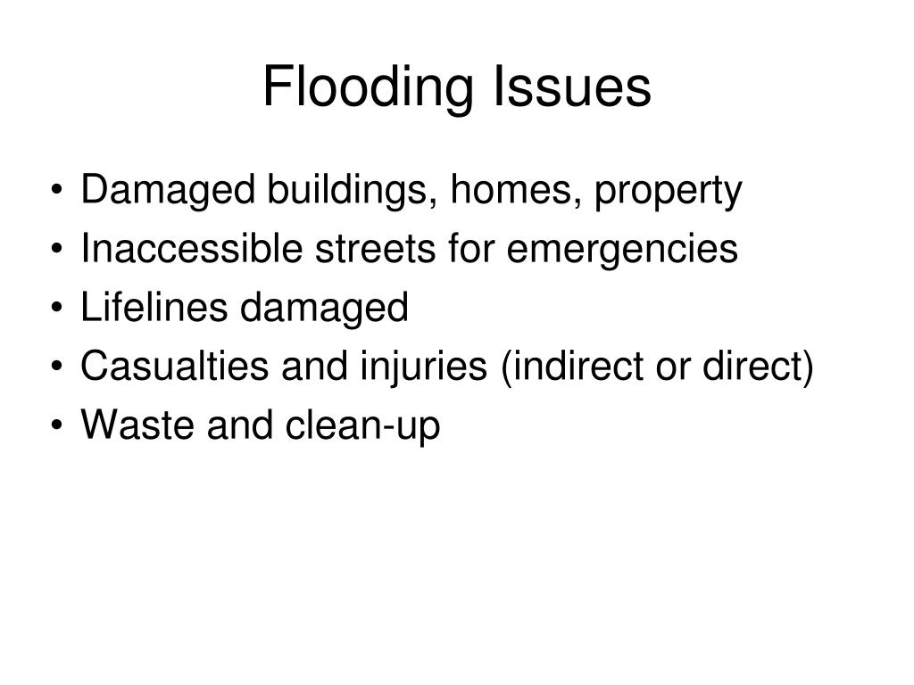 PPT Estimating Economic Loss from Flooding A Study of Porter County