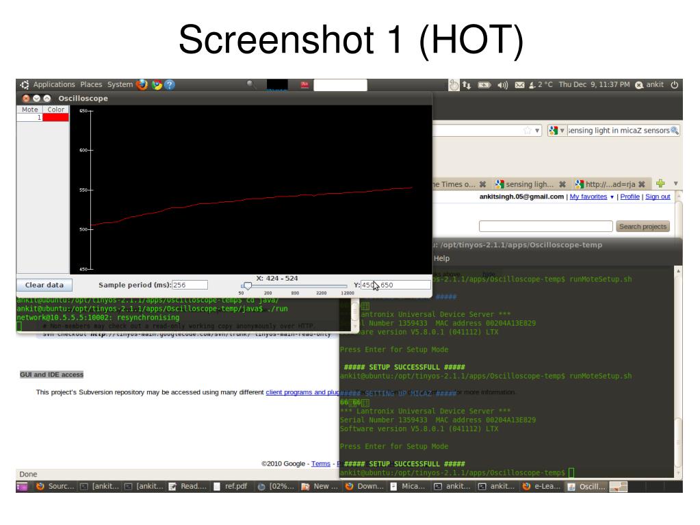 PPT TinyOS Oscilloscope Application PowerPoint Presentation, free