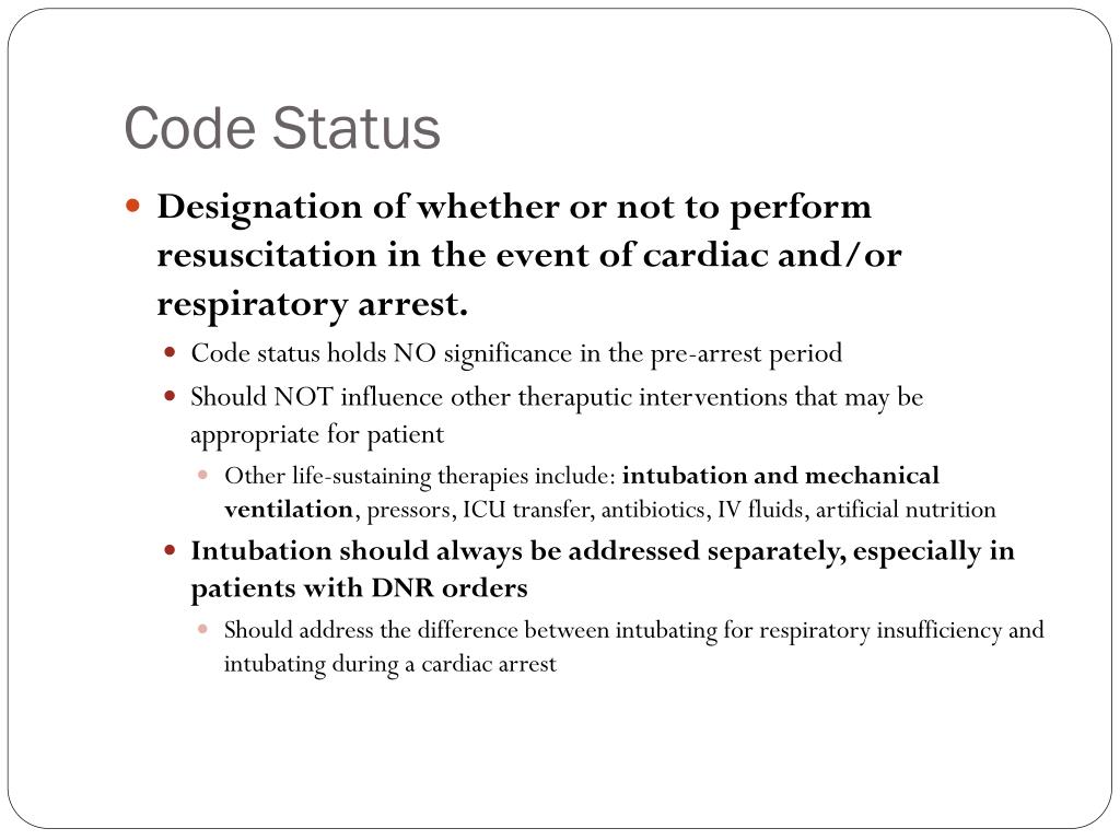 PPT Code Status What does it mean? PowerPoint Presentation, free