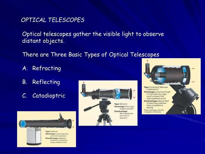 PPT OPTICAL TELESCOPES PowerPoint Presentation, free download ID