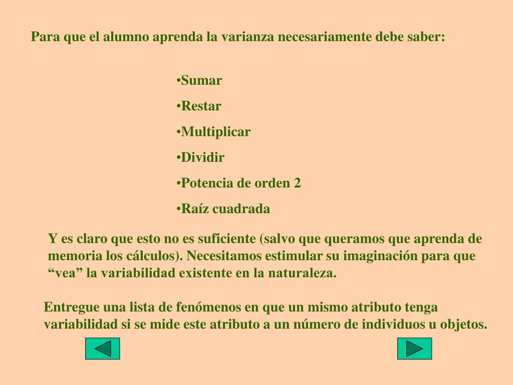 PPT Â¿CÃ³mo enseÃ±ar la varianza? PowerPoint Presentation, free download