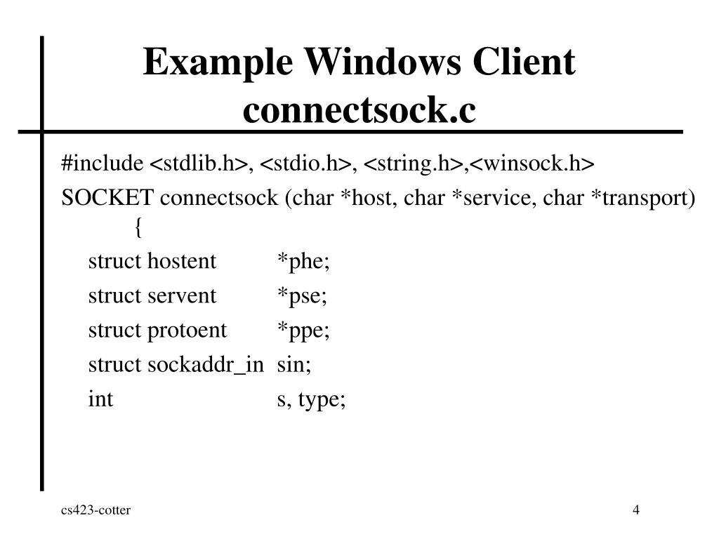 PPT Example Client Program PowerPoint Presentation, free download