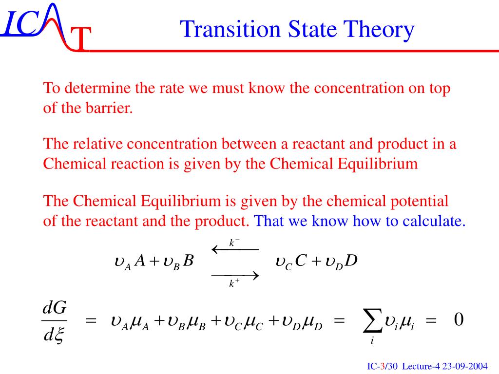 PPT Reaction Rate Theory PowerPoint Presentation, free download ID