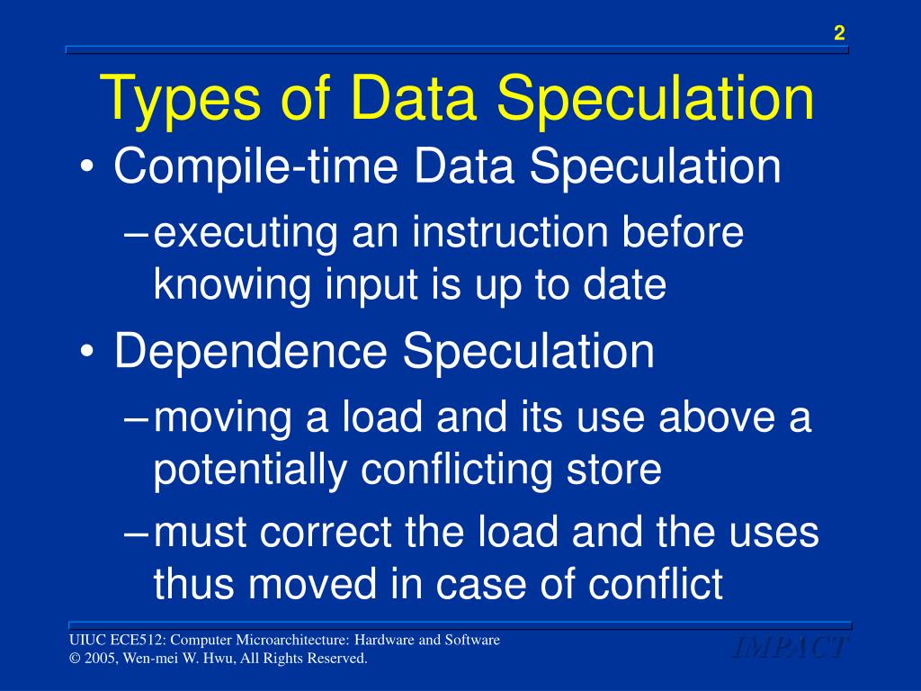 PPT CompileTime Data Speculation PowerPoint Presentation, free