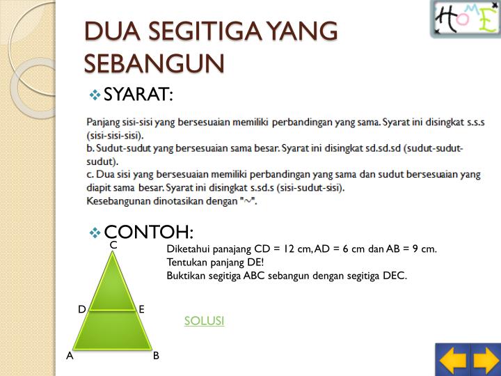 PPT KESEBANGUNAN dan KEKONGRUENAN PowerPoint Presentation ID4282039