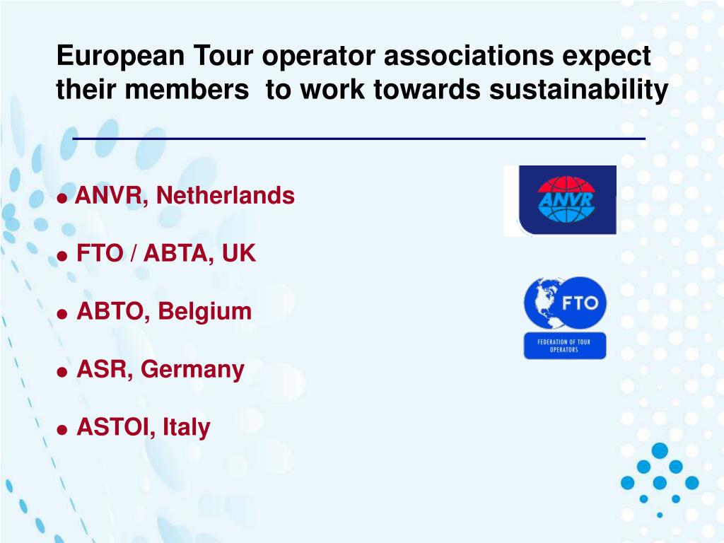 PPT 5. Tour operators and sustainability PowerPoint Presentation