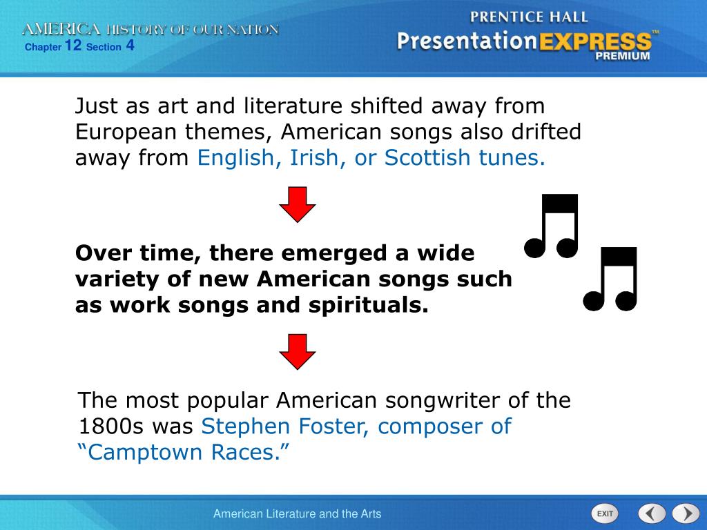 PPT Identify the common themes in American literature and art in the