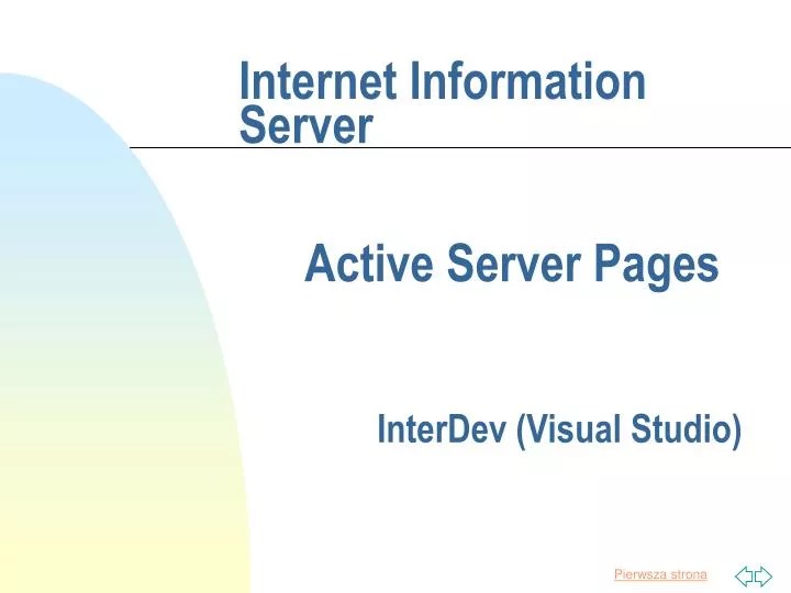 PPT Information Server PowerPoint Presentation, free