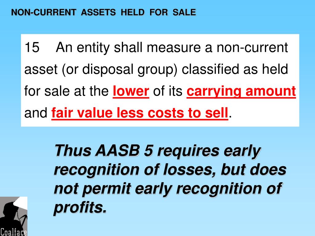 PPT NONCURRENT ASSETS HELD FOR SALE PowerPoint Presentation, free