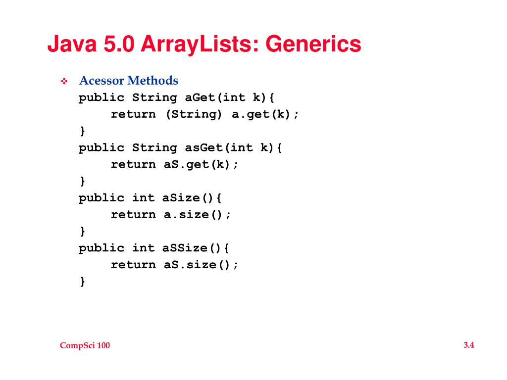 PPT What can you put into an ArrayList? PowerPoint Presentation, free