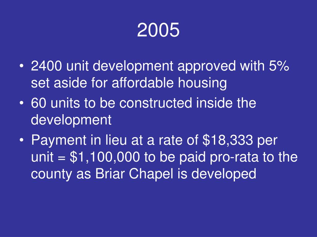 PPT The long, long road to inclusionary zoning PowerPoint
