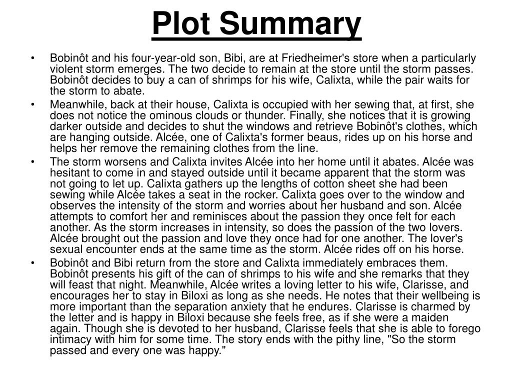 PPT ‘The Storm’ Kate Chopin PowerPoint Presentation, free download