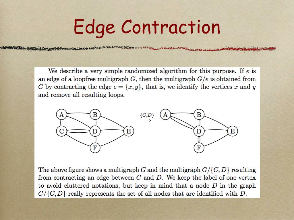 PPT A Randomized Algorithm for Minimum Cuts PowerPoint Presentation