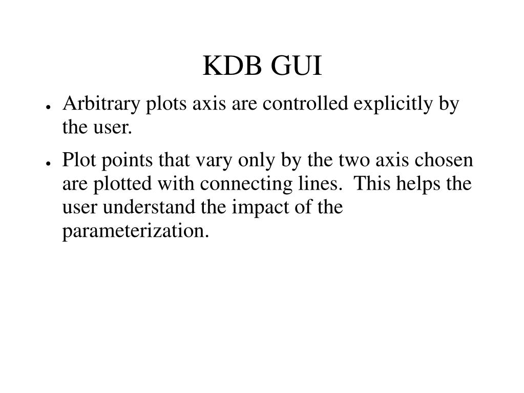 PPT KDB PowerPoint Presentation, free download ID4295776