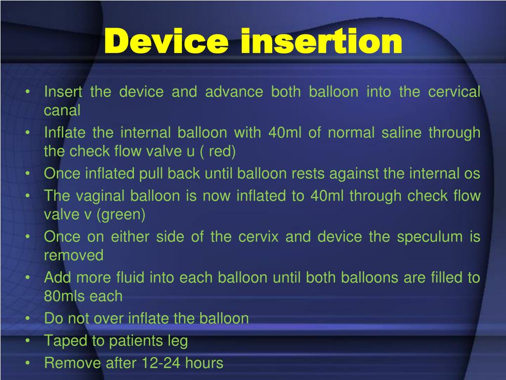 PPT Cook Cervical Ripening Balloon PowerPoint Presentation, free