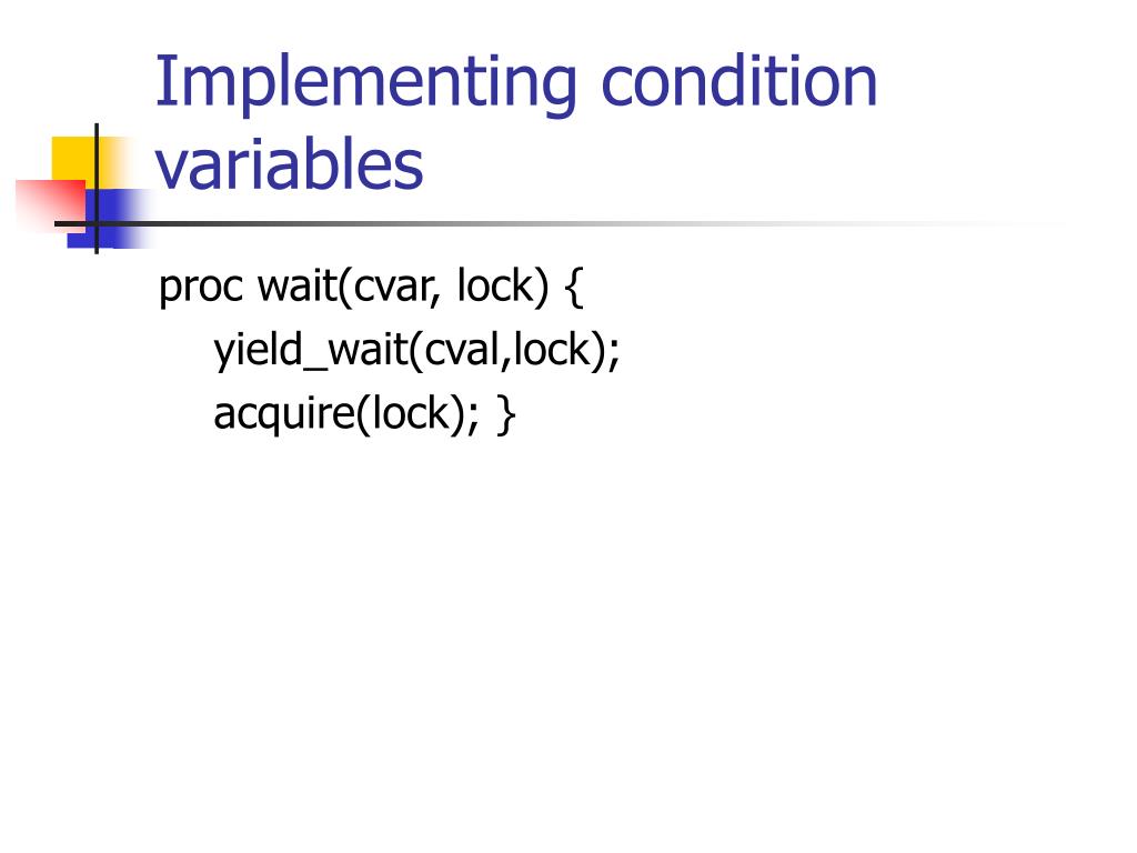 PPT Condition variables PowerPoint Presentation, free download ID