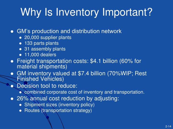 PPT Chapter 2Inventory Management and Risk Pooling