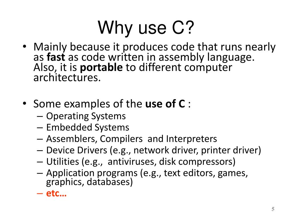 PPT Overview of C Language Lecture3 PowerPoint Presentation, free