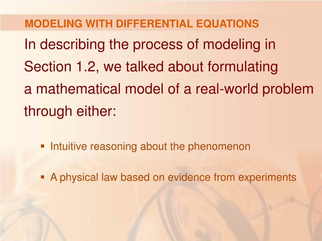 PPT DIFFERENTIAL EQUATIONS PowerPoint Presentation, free download