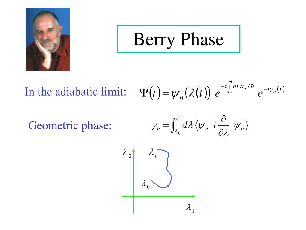 PPT Berry Phase Effects on Electronic Properties PowerPoint