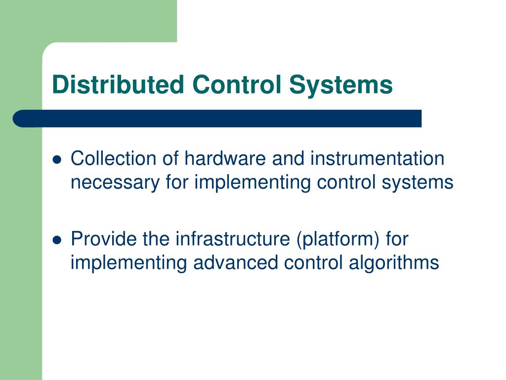PPT Distributed Control Systems PowerPoint Presentation, free